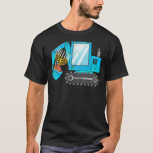 T-shirt Construction de grue Chanukah Hanoukka Pajamas Gar