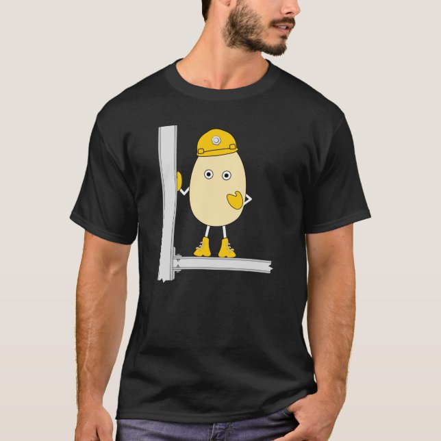 T-shirt Construction Egghead (Devant)