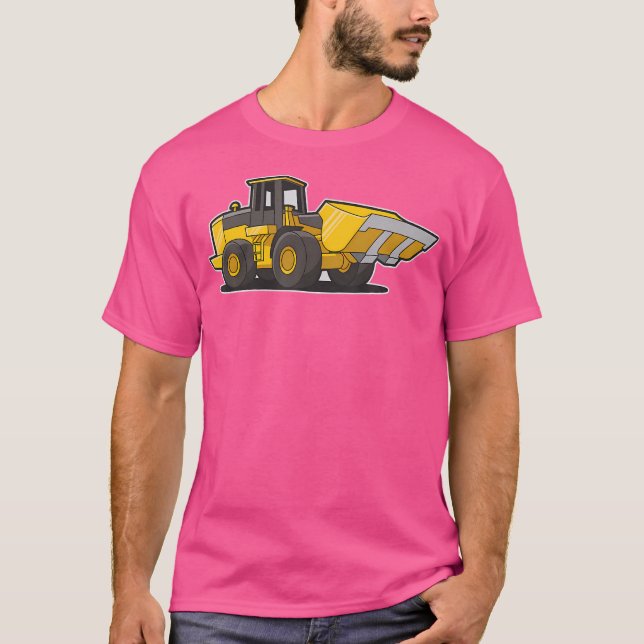 T-shirt Construction Front Loader Tractor For Adults And (Devant)