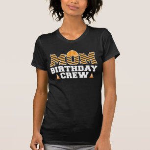 T-shirt Construction Maman Joueur d'anniversaire Maman Fêt