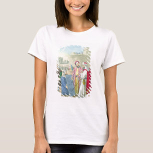 T-shirt Construire la ville et la tour de Babel, d'un b