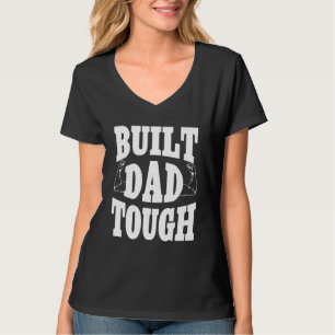 T-shirt Construire Papa Dur Numéro Un Patriote Fête Des Pè