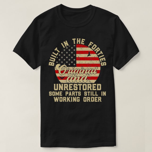 T-shirt Construit Dans Les Quarties Originale Et Non Resta (Design devant)