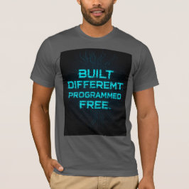 T-shirt Construit Différent. Programmé Gratuitement. Cyber