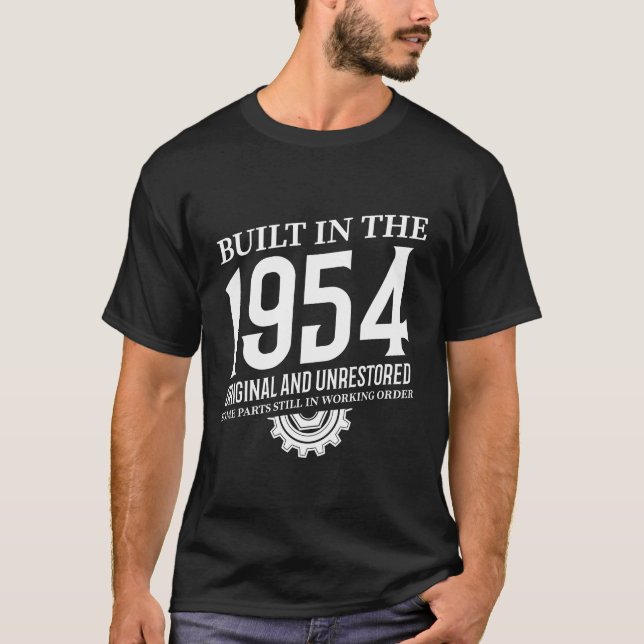T-shirt Construit En 1954 (Devant)
