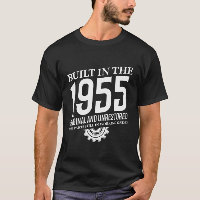 T-shirt Construit En 1955 (Devant)