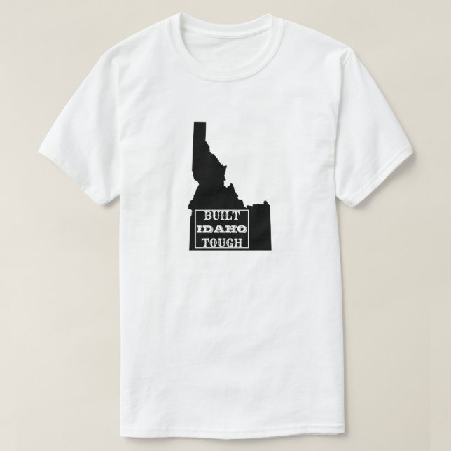 T-SHIRT CONSTRUIT IDAHO DURE STATE (Design devant)