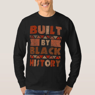 T-shirt Construit par l'Histoire Noire Africains américain