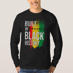T-shirt Construit par l'histoire noire Noir Noir Noir