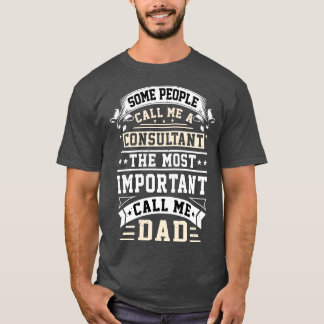 T-shirt Consultant d'affaires et père de famille de travai