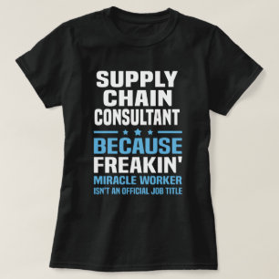 T-shirt Consultant de la chaîne d'approvisionnement