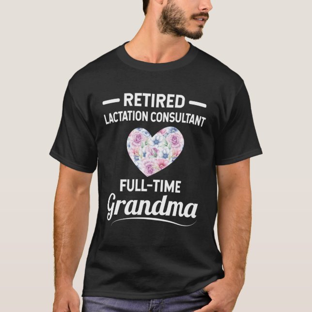 T-shirt Consultant en lactation à la retraite Conseiller à (Devant)