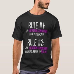 T-shirt Consultant en lactation Sensibilisation à l'allai