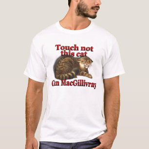 T-shirt Contact de MacGillivray de clan non ce chat