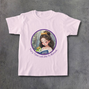 T-shirt Conte de fée de la mignonne princesse et de la gre