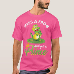 T-shirt Conte de fée de l'amant de grenouille croyants emb