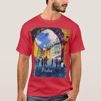 T-shirt Contemporary art , painting , Prague 