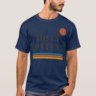 T-shirt CONTENU ADULTE - impression