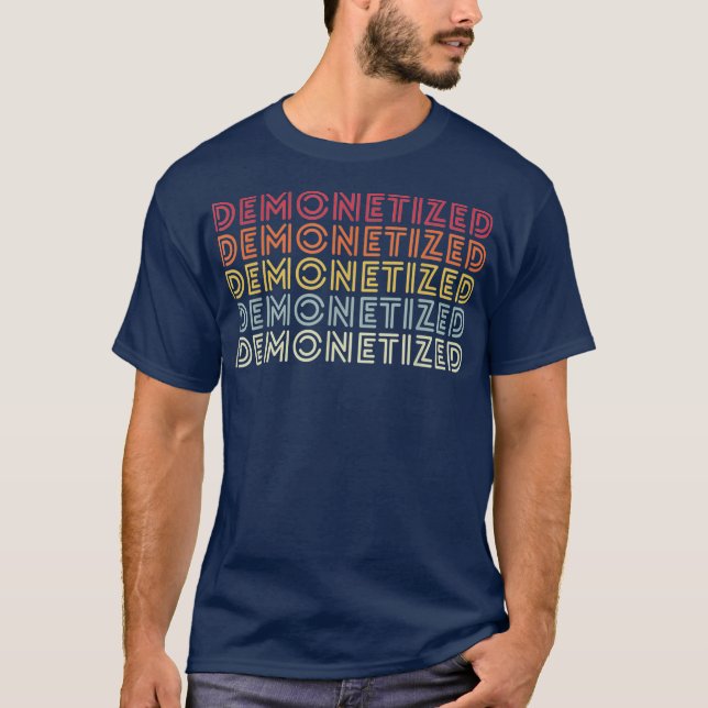 T-shirt Contenu de diffusion en continu en ligne démonétis (Devant)