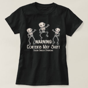 T-shirt Contenu de l'avertissement peut déplacer Ehlers Sy
