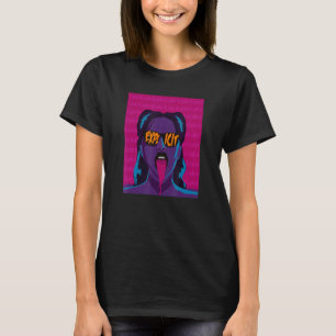 T-shirt Contenu explicite fille triste esthétique Edgy Str
