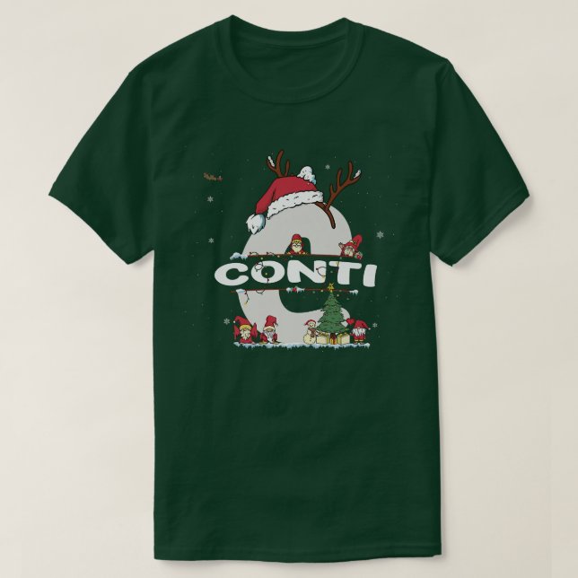T-shirt Conti Christmas w Conti (Design devant)
