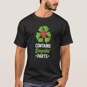 T-shirt Contient des parties Recyclées Survivant de la tra