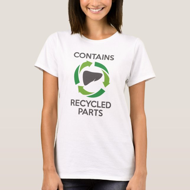 T-shirt Contient des pièces Recyclées (Devant)