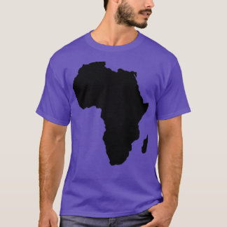 T-shirt Continent africain