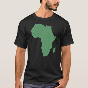 T-shirt continent africain et carte de l'Afrique Vêtements