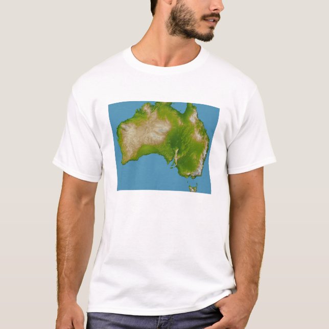 T-shirt Continent australien (Devant)
