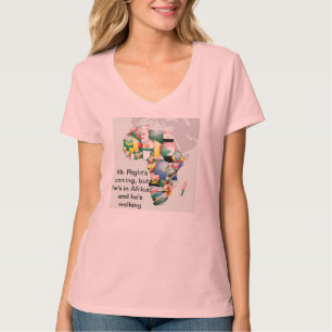 T-shirt Continent de l'Afrique Belle maman Afrique Colorée