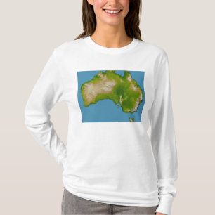 T-shirt Continent de l'Australie