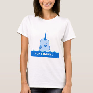 T-shirt Continue ? Le Narwhal heureux