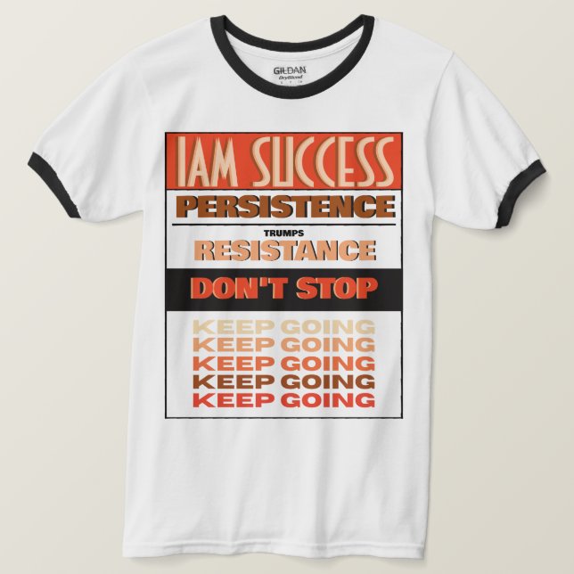 T-SHIRT CONTINUER (Design devant)