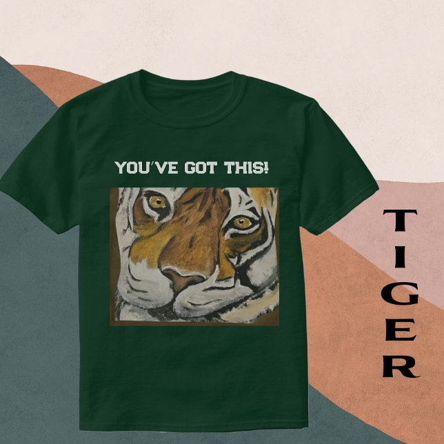 T-shirt Continuer à essayer Tai Chi Tiger, Personnaliser l (Créateur téléchargé)