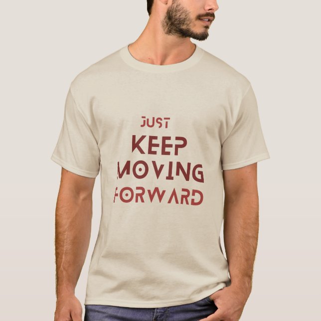 T-shirt continuez d'avancer (Devant)