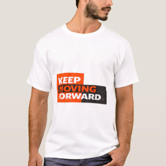 T-shirt Continuez d'Avancer – Typographie Motivationnelle