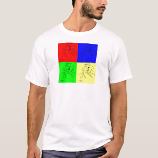 T-shirt Contour de cavalier