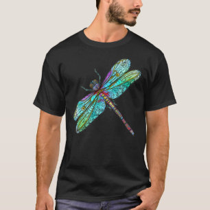 T-shirt Contour De libellules Avec Ailes Ornées