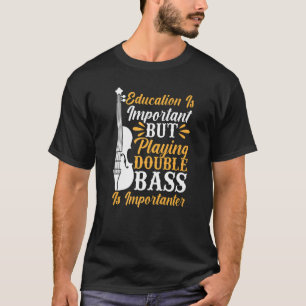 T-shirt Contrabhelp Jouer Double Basse Double Basse