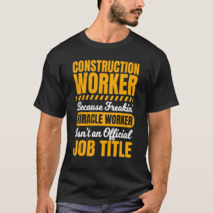 T-shirt Contractant des travailleurs de la construction Ca