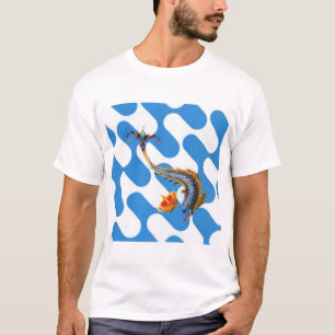 T-shirt Contrada Capitana dell' Onda (Vague) Palio