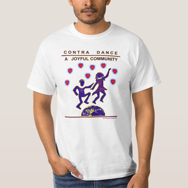 T-shirt Contre la joie de danse (Devant)