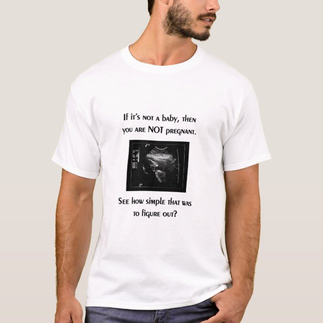 T-shirt contre l'avortement et l'euthanasie (Devant)