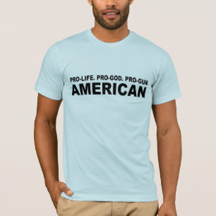 T-shirt Contre l'avortement et l'euthanasie. Un Pro-Dieu.