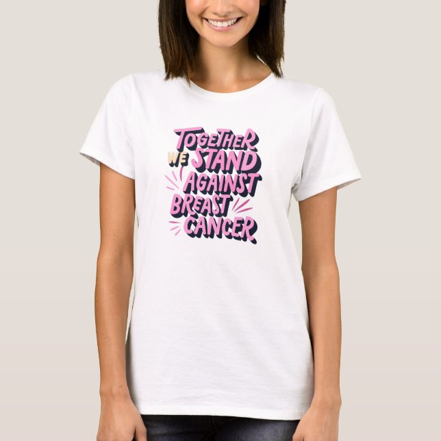 T-shirt Contre le cancer du sein (Devant)