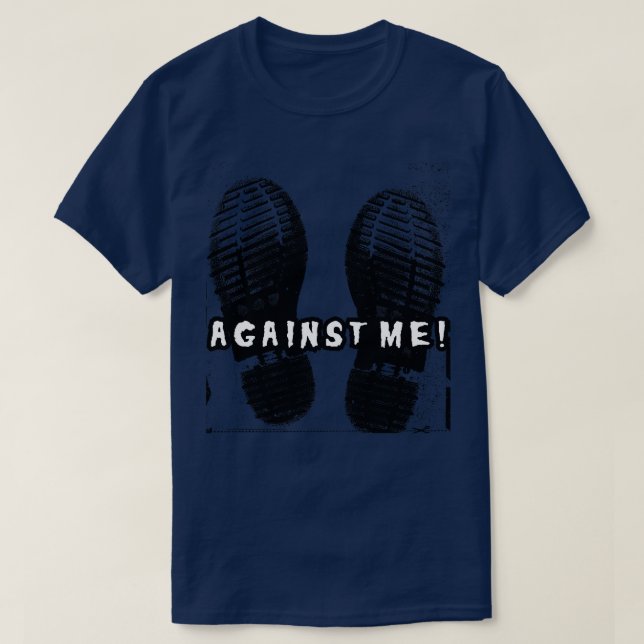 T-shirt contre moi classique boot (Design devant)