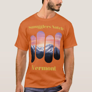T-shirt Contrebandeurs Notch ski Vermont 2