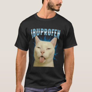 T-shirt Contrefaçon de chat drôle d'ibuprofène